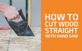 如何用手鋸將木頭直接切直