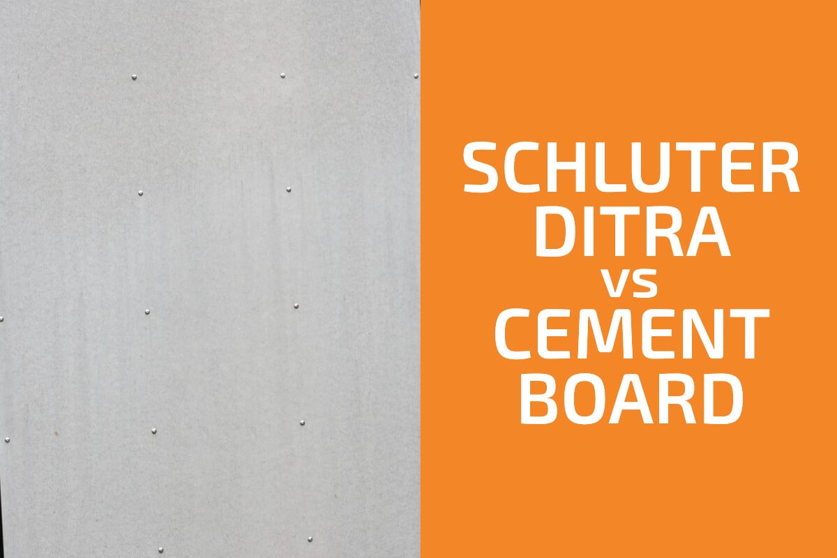 Schluter-Ditra vs.水泥板:用哪個?